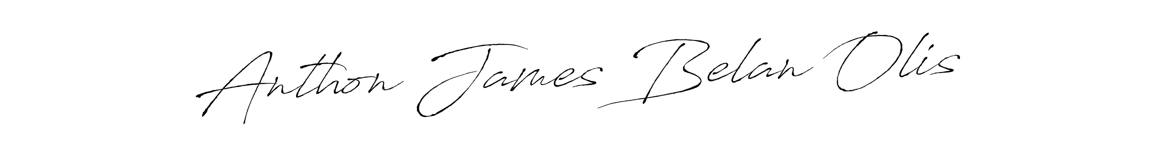 Also we have Anthon James Belan Olis name is the best signature style. Create professional handwritten signature collection using Antro_Vectra autograph style. Anthon James Belan Olis signature style 6 images and pictures png