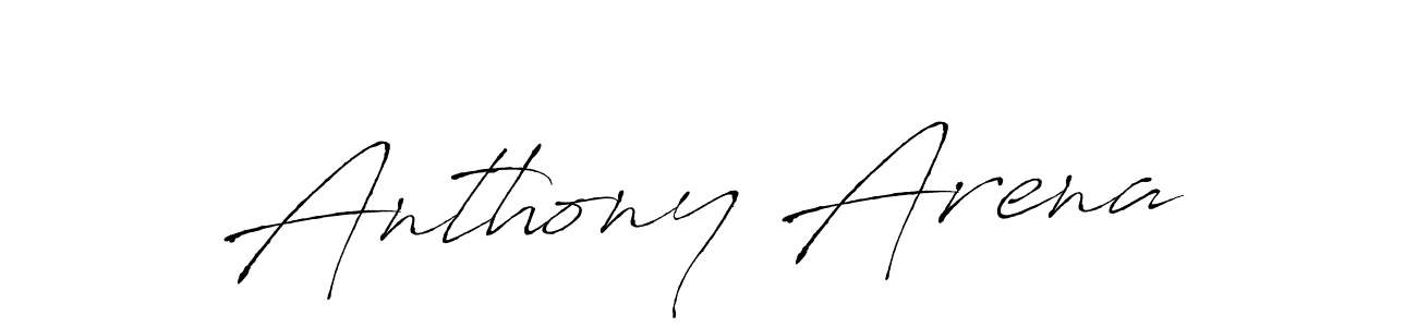 Make a beautiful signature design for name Anthony Arena. With this signature (Antro_Vectra) style, you can create a handwritten signature for free. Anthony Arena signature style 6 images and pictures png