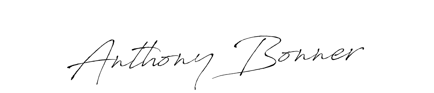Make a beautiful signature design for name Anthony Bonner. With this signature (Antro_Vectra) style, you can create a handwritten signature for free. Anthony Bonner signature style 6 images and pictures png