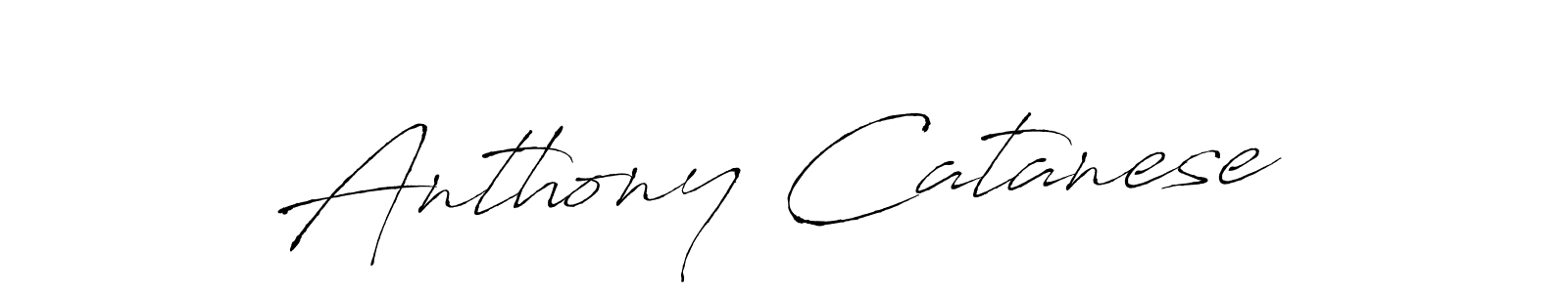 How to make Anthony Catanese name signature. Use Antro_Vectra style for creating short signs online. This is the latest handwritten sign. Anthony Catanese signature style 6 images and pictures png