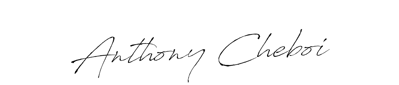 Make a beautiful signature design for name Anthony Cheboi. With this signature (Antro_Vectra) style, you can create a handwritten signature for free. Anthony Cheboi signature style 6 images and pictures png