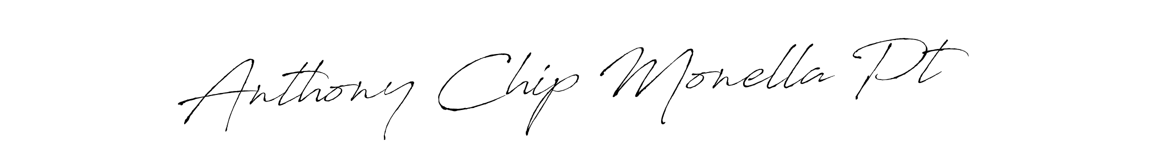 Also You can easily find your signature by using the search form. We will create Anthony Chip Monella Pt name handwritten signature images for you free of cost using Antro_Vectra sign style. Anthony Chip Monella Pt signature style 6 images and pictures png
