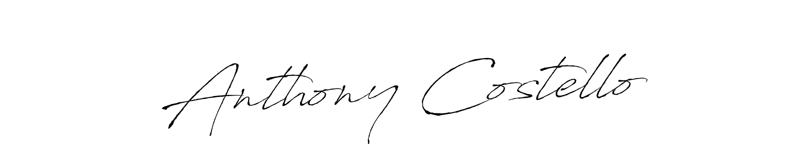 Use a signature maker to create a handwritten signature online. With this signature software, you can design (Antro_Vectra) your own signature for name Anthony Costello. Anthony Costello signature style 6 images and pictures png
