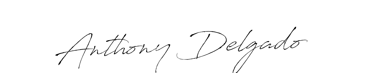 Anthony Delgado stylish signature style. Best Handwritten Sign (Antro_Vectra) for my name. Handwritten Signature Collection Ideas for my name Anthony Delgado. Anthony Delgado signature style 6 images and pictures png