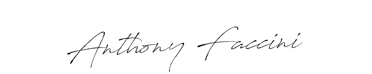 Make a beautiful signature design for name Anthony Faccini. With this signature (Antro_Vectra) style, you can create a handwritten signature for free. Anthony Faccini signature style 6 images and pictures png