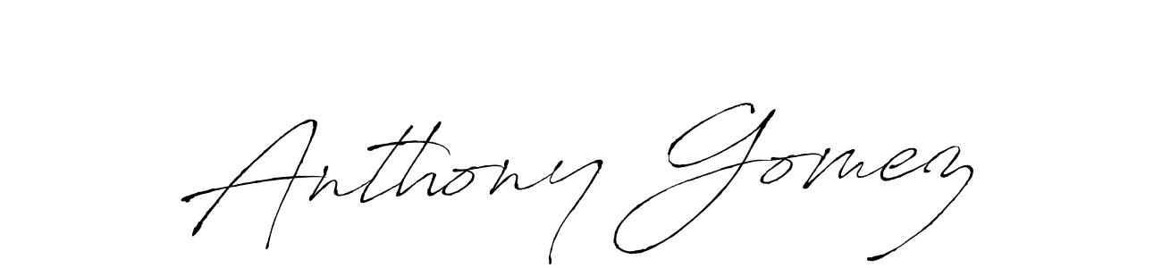 Create a beautiful signature design for name Anthony Gomez. With this signature (Antro_Vectra) fonts, you can make a handwritten signature for free. Anthony Gomez signature style 6 images and pictures png