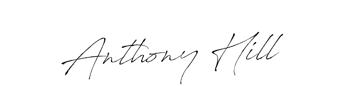 Use a signature maker to create a handwritten signature online. With this signature software, you can design (Antro_Vectra) your own signature for name Anthony Hill. Anthony Hill signature style 6 images and pictures png