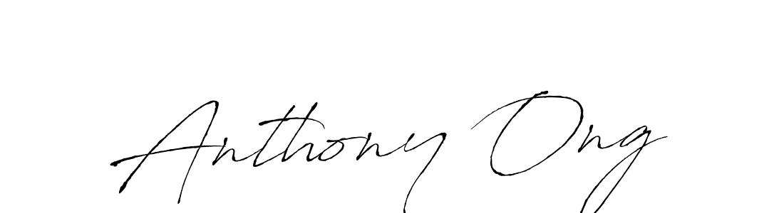 Make a beautiful signature design for name Anthony Ong. With this signature (Antro_Vectra) style, you can create a handwritten signature for free. Anthony Ong signature style 6 images and pictures png