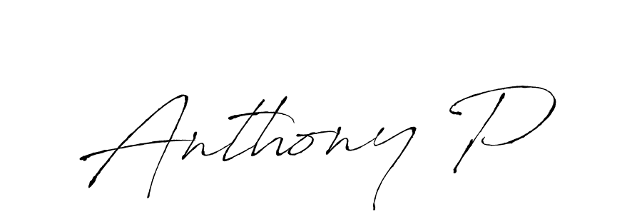 Design your own signature with our free online signature maker. With this signature software, you can create a handwritten (Antro_Vectra) signature for name Anthony P. Anthony P signature style 6 images and pictures png