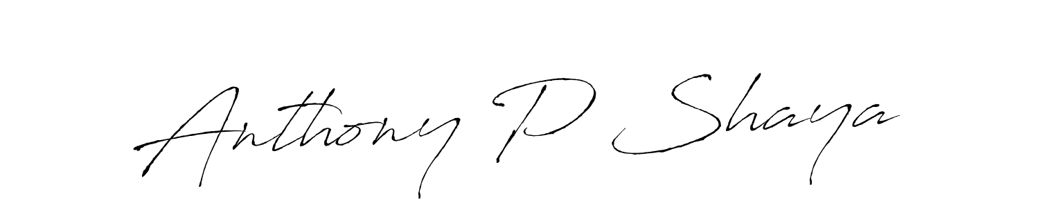 Also we have Anthony P Shaya name is the best signature style. Create professional handwritten signature collection using Antro_Vectra autograph style. Anthony P Shaya signature style 6 images and pictures png