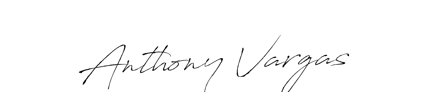 Make a beautiful signature design for name Anthony Vargas. With this signature (Antro_Vectra) style, you can create a handwritten signature for free. Anthony Vargas signature style 6 images and pictures png