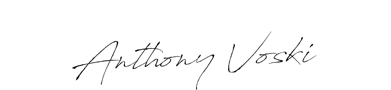 You can use this online signature creator to create a handwritten signature for the name Anthony Voski. This is the best online autograph maker. Anthony Voski signature style 6 images and pictures png