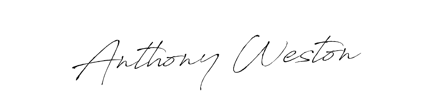 Design your own signature with our free online signature maker. With this signature software, you can create a handwritten (Antro_Vectra) signature for name Anthony Weston. Anthony Weston signature style 6 images and pictures png