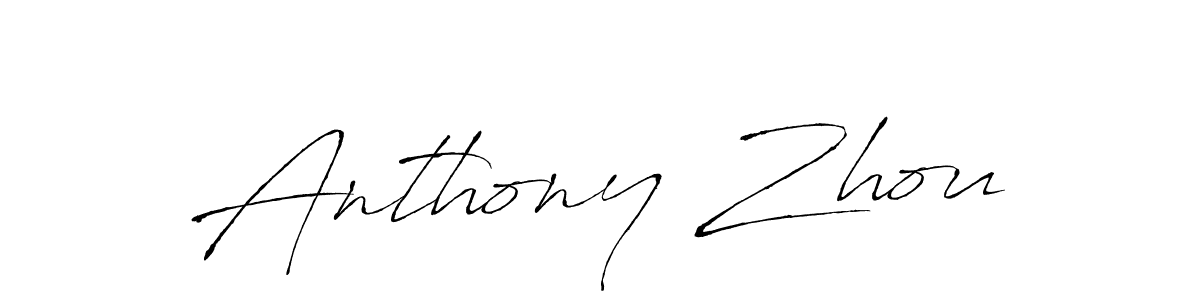 Also we have Anthony Zhou name is the best signature style. Create professional handwritten signature collection using Antro_Vectra autograph style. Anthony Zhou signature style 6 images and pictures png