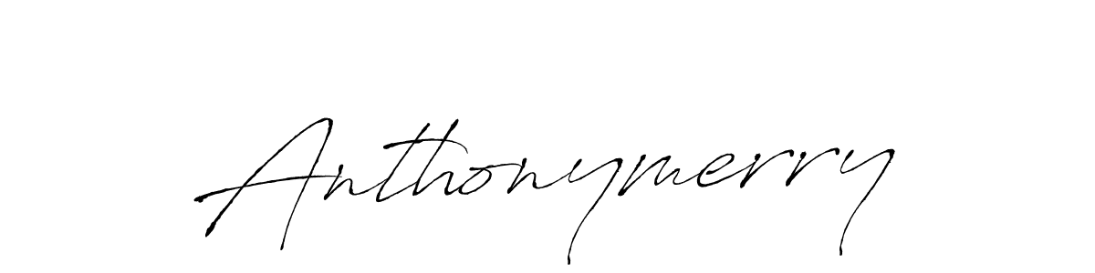 Design your own signature with our free online signature maker. With this signature software, you can create a handwritten (Antro_Vectra) signature for name Anthonymerry. Anthonymerry signature style 6 images and pictures png