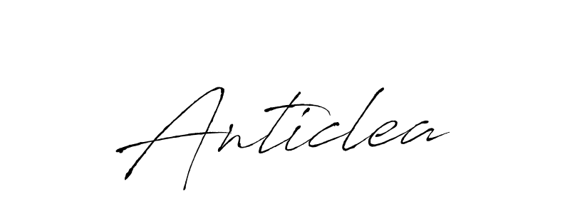 How to make Anticlea signature? Antro_Vectra is a professional autograph style. Create handwritten signature for Anticlea name. Anticlea signature style 6 images and pictures png