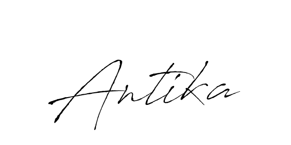You should practise on your own different ways (Antro_Vectra) to write your name (Antika) in signature. don't let someone else do it for you. Antika signature style 6 images and pictures png