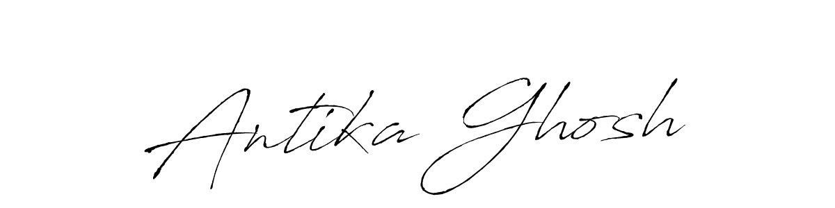You should practise on your own different ways (Antro_Vectra) to write your name (Antika Ghosh) in signature. don't let someone else do it for you. Antika Ghosh signature style 6 images and pictures png