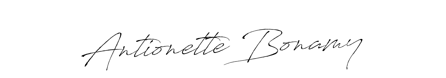 You should practise on your own different ways (Antro_Vectra) to write your name (Antionette Bonamy) in signature. don't let someone else do it for you. Antionette Bonamy signature style 6 images and pictures png