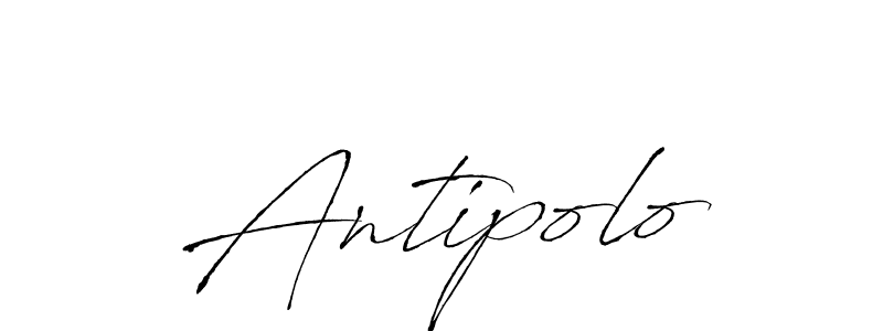 How to make Antipolo signature? Antro_Vectra is a professional autograph style. Create handwritten signature for Antipolo name. Antipolo signature style 6 images and pictures png