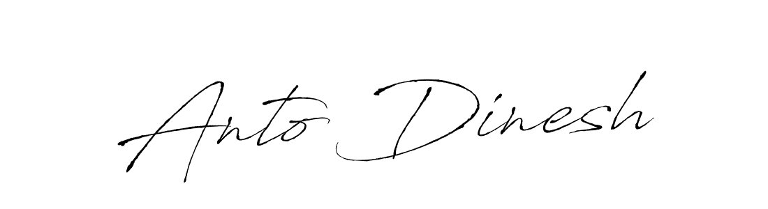 The best way (Antro_Vectra) to make a short signature is to pick only two or three words in your name. The name Anto Dinesh include a total of six letters. For converting this name. Anto Dinesh signature style 6 images and pictures png