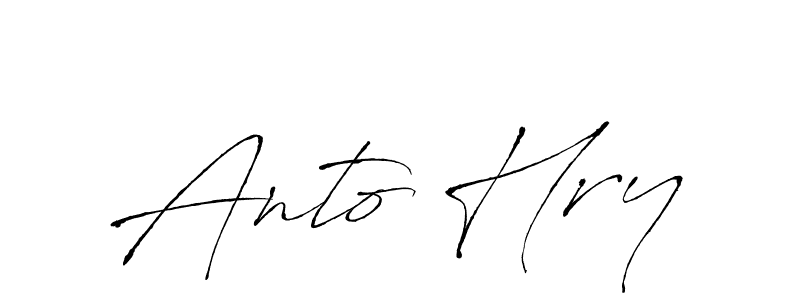 Make a beautiful signature design for name Anto Hry. With this signature (Antro_Vectra) style, you can create a handwritten signature for free. Anto Hry signature style 6 images and pictures png