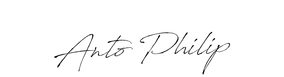 How to make Anto Philip signature? Antro_Vectra is a professional autograph style. Create handwritten signature for Anto Philip name. Anto Philip signature style 6 images and pictures png
