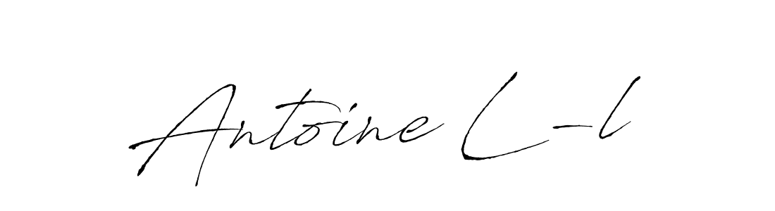 if you are searching for the best signature style for your name Antoine L-l. so please give up your signature search. here we have designed multiple signature styles  using Antro_Vectra. Antoine L-l signature style 6 images and pictures png