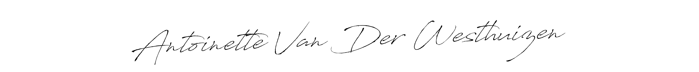 Make a beautiful signature design for name Antoinette Van Der Westhuizen. Use this online signature maker to create a handwritten signature for free. Antoinette Van Der Westhuizen signature style 6 images and pictures png