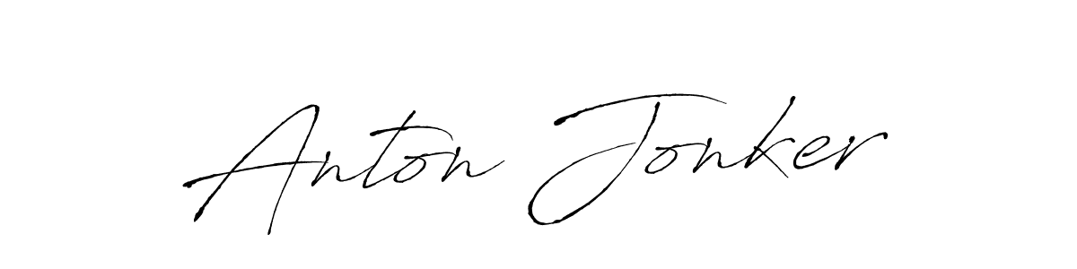 Design your own signature with our free online signature maker. With this signature software, you can create a handwritten (Antro_Vectra) signature for name Anton Jonker. Anton Jonker signature style 6 images and pictures png