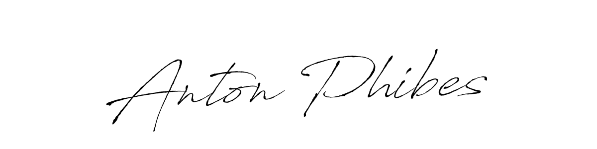 Anton Phibes stylish signature style. Best Handwritten Sign (Antro_Vectra) for my name. Handwritten Signature Collection Ideas for my name Anton Phibes. Anton Phibes signature style 6 images and pictures png