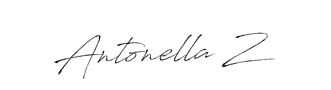 Antro_Vectra is a professional signature style that is perfect for those who want to add a touch of class to their signature. It is also a great choice for those who want to make their signature more unique. Get Antonella Z name to fancy signature for free. Antonella Z signature style 6 images and pictures png