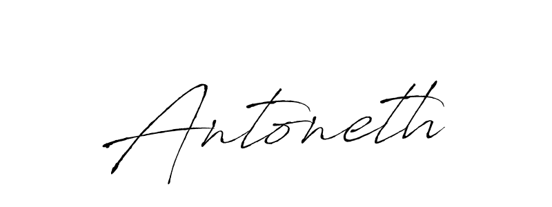 Antoneth stylish signature style. Best Handwritten Sign (Antro_Vectra) for my name. Handwritten Signature Collection Ideas for my name Antoneth. Antoneth signature style 6 images and pictures png