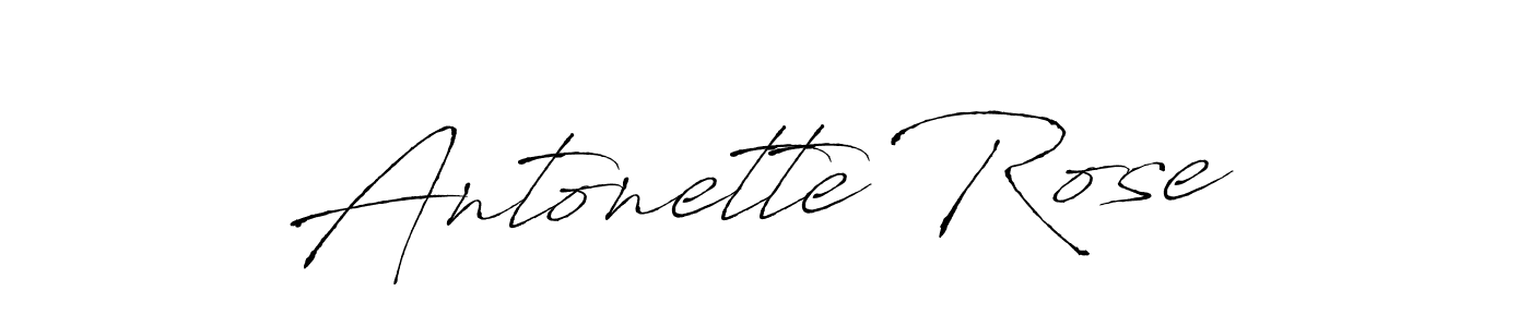 Make a beautiful signature design for name Antonette Rose. Use this online signature maker to create a handwritten signature for free. Antonette Rose signature style 6 images and pictures png