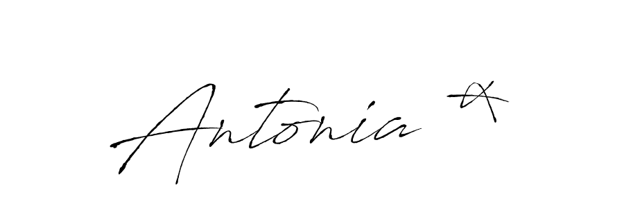 if you are searching for the best signature style for your name Antonia *. so please give up your signature search. here we have designed multiple signature styles  using Antro_Vectra. Antonia * signature style 6 images and pictures png