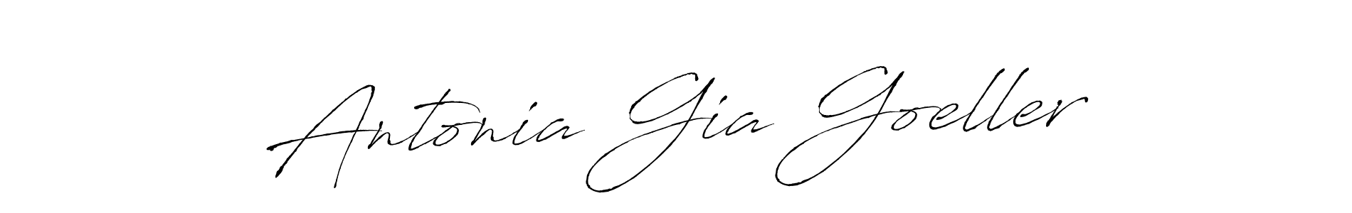 Antro_Vectra is a professional signature style that is perfect for those who want to add a touch of class to their signature. It is also a great choice for those who want to make their signature more unique. Get Antonia Gia Goeller name to fancy signature for free. Antonia Gia Goeller signature style 6 images and pictures png