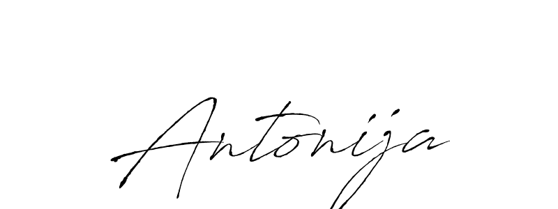 Make a beautiful signature design for name Antonija. Use this online signature maker to create a handwritten signature for free. Antonija signature style 6 images and pictures png