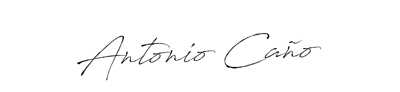 Antonio Caño stylish signature style. Best Handwritten Sign (Antro_Vectra) for my name. Handwritten Signature Collection Ideas for my name Antonio Caño. Antonio Caño signature style 6 images and pictures png