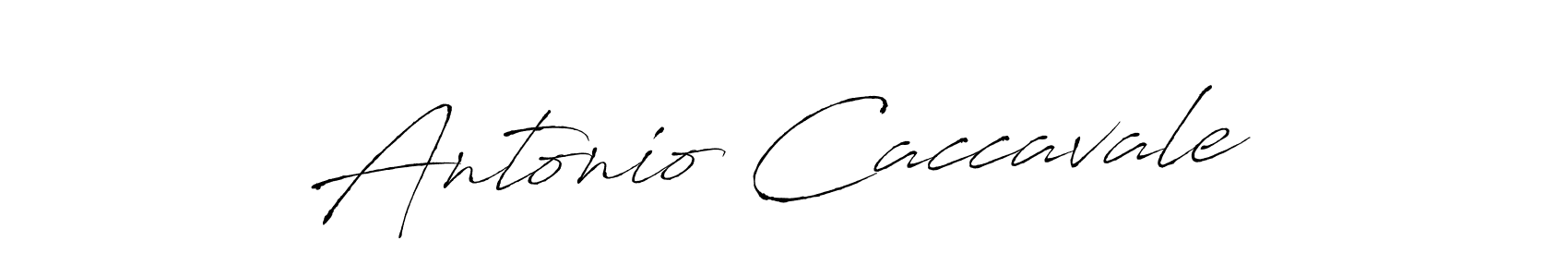 How to make Antonio Caccavale name signature. Use Antro_Vectra style for creating short signs online. This is the latest handwritten sign. Antonio Caccavale signature style 6 images and pictures png