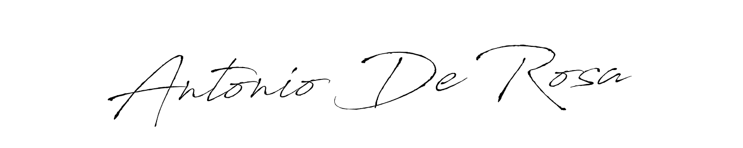 You should practise on your own different ways (Antro_Vectra) to write your name (Antonio De Rosa) in signature. don't let someone else do it for you. Antonio De Rosa signature style 6 images and pictures png