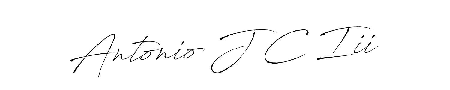 Make a beautiful signature design for name Antonio J C Iii. Use this online signature maker to create a handwritten signature for free. Antonio J C Iii signature style 6 images and pictures png