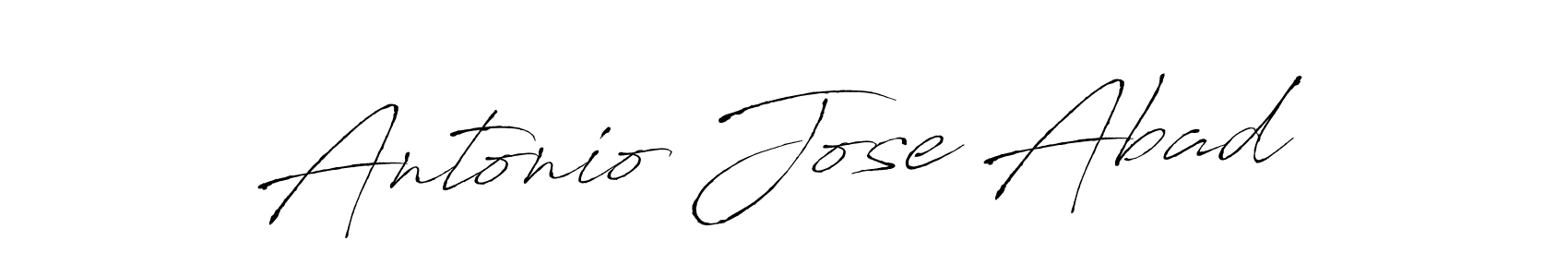 Make a beautiful signature design for name Antonio Jose Abad. Use this online signature maker to create a handwritten signature for free. Antonio Jose Abad signature style 6 images and pictures png