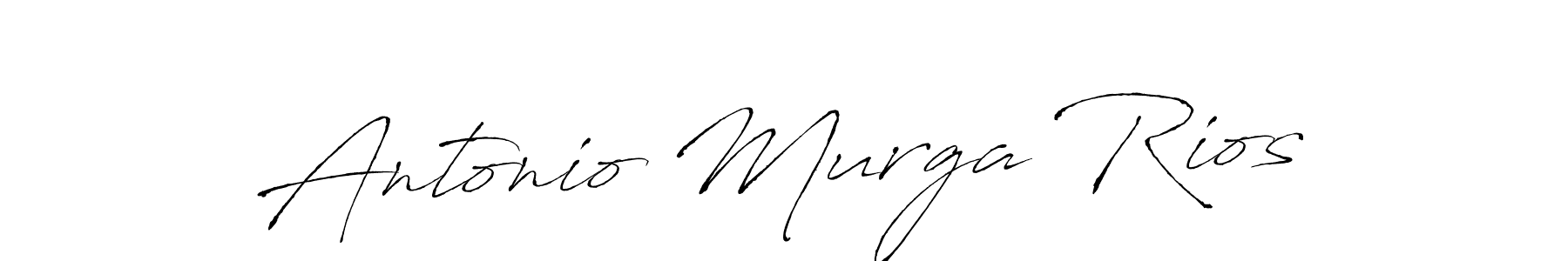 Create a beautiful signature design for name Antonio Murga Rios. With this signature (Antro_Vectra) fonts, you can make a handwritten signature for free. Antonio Murga Rios signature style 6 images and pictures png