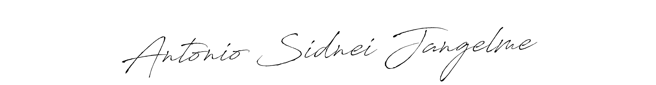 Make a beautiful signature design for name Antonio Sidnei Jangelme. Use this online signature maker to create a handwritten signature for free. Antonio Sidnei Jangelme signature style 6 images and pictures png