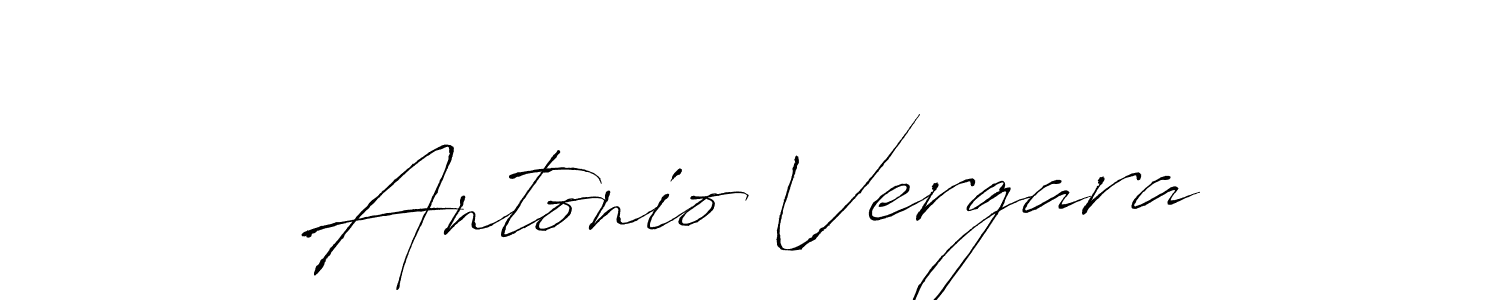 Antonio Vergara stylish signature style. Best Handwritten Sign (Antro_Vectra) for my name. Handwritten Signature Collection Ideas for my name Antonio Vergara. Antonio Vergara signature style 6 images and pictures png