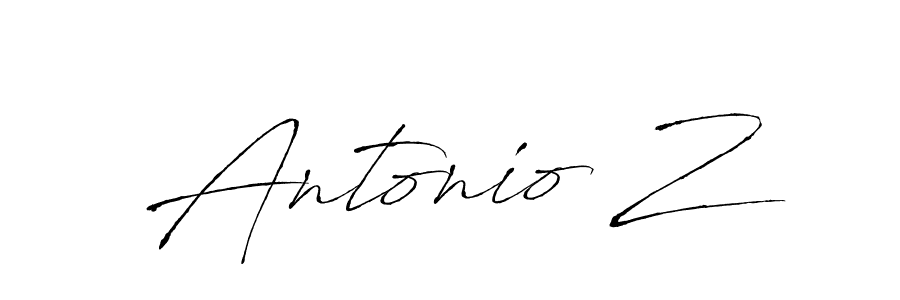 You can use this online signature creator to create a handwritten signature for the name Antonio Z. This is the best online autograph maker. Antonio Z signature style 6 images and pictures png