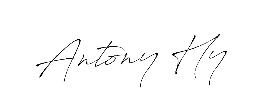 How to make Antony Hy signature? Antro_Vectra is a professional autograph style. Create handwritten signature for Antony Hy name. Antony Hy signature style 6 images and pictures png
