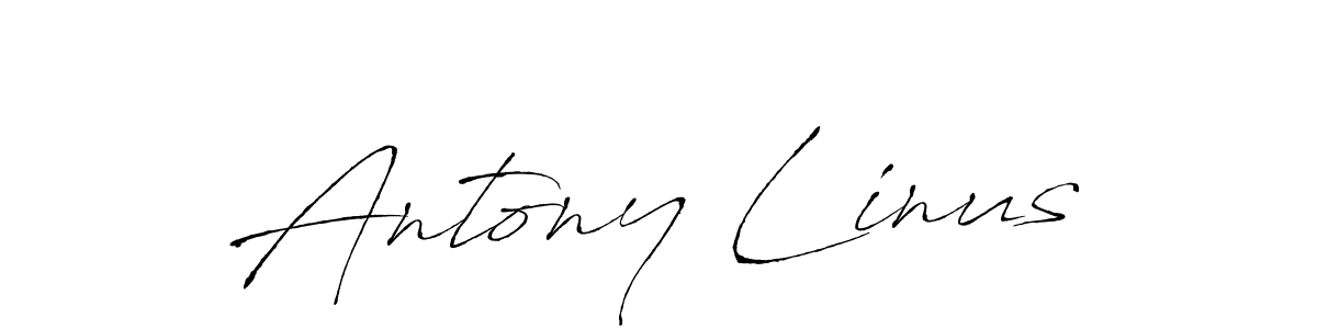 Create a beautiful signature design for name Antony Linus. With this signature (Antro_Vectra) fonts, you can make a handwritten signature for free. Antony Linus signature style 6 images and pictures png