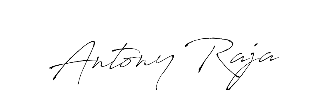 Design your own signature with our free online signature maker. With this signature software, you can create a handwritten (Antro_Vectra) signature for name Antony Raja. Antony Raja signature style 6 images and pictures png