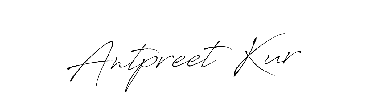 Design your own signature with our free online signature maker. With this signature software, you can create a handwritten (Antro_Vectra) signature for name Antpreet Kur. Antpreet Kur signature style 6 images and pictures png